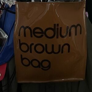 Medium brown bag
